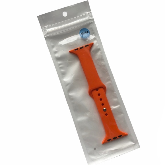 5/$20 NEW Orange SLiM Silicone Sport Band 44/45/49 mm S/M - Picture 7 of 8